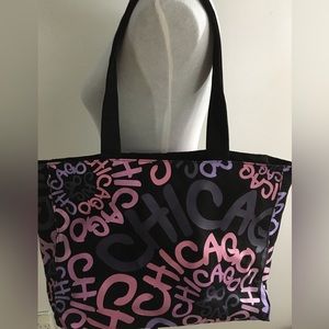 2/$20 Robin Ruth Chicago Lined Canvas Tote